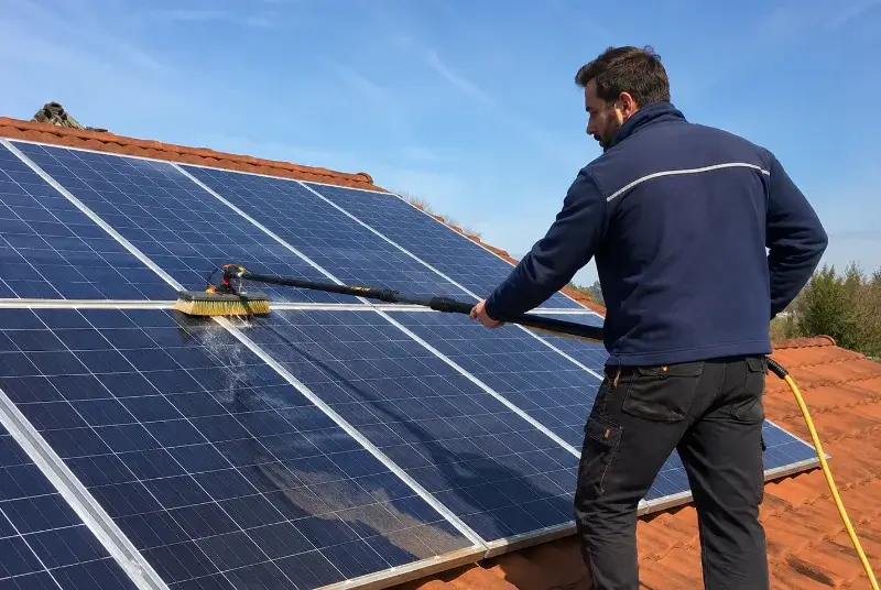 Nettoyage et entretien de panneaux solaires aux Brouzils
