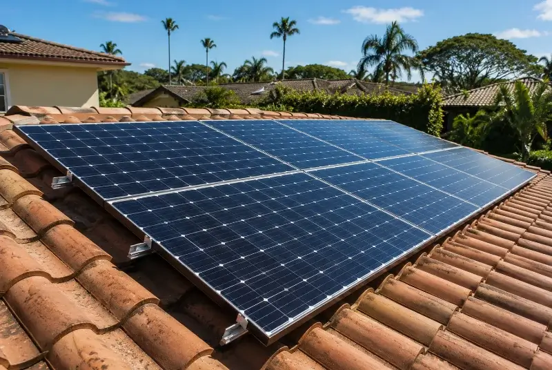 Installation de panneaux solaires aux Brouzils